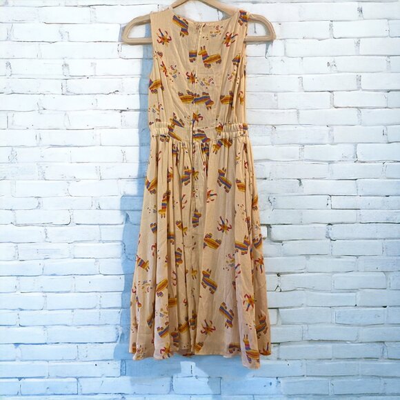 Modcloth Cutout Piñata Print Dress - Picture 5 of 8